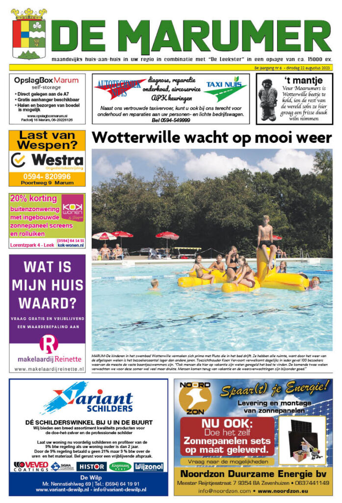 HRMedia & events - De Marumer augustus 2023