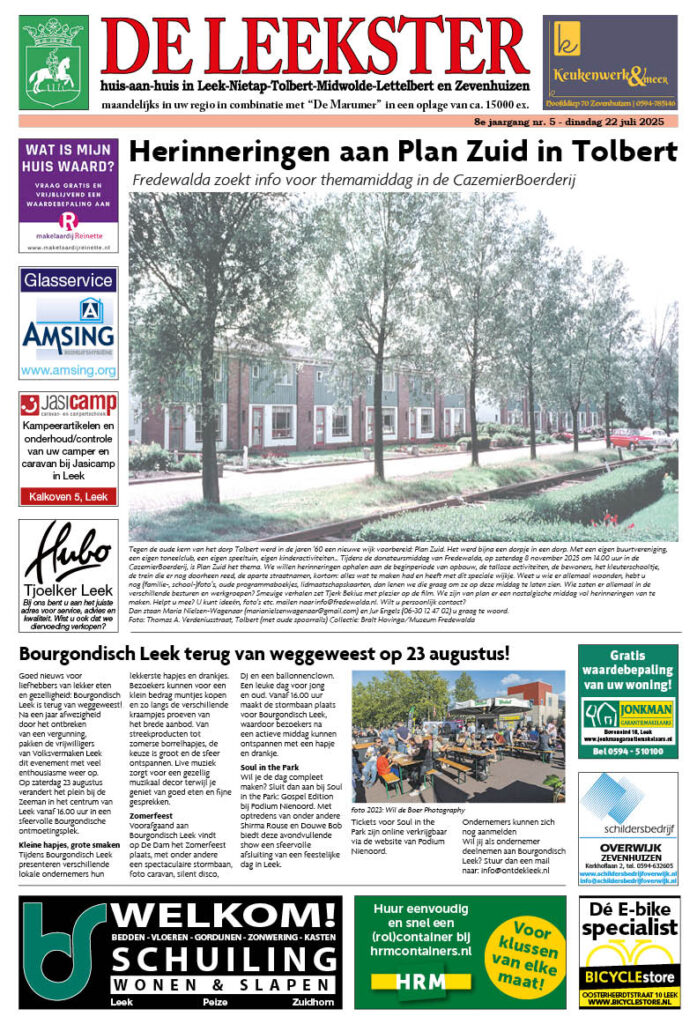 HRMedia & events - De Leekster juli 2025