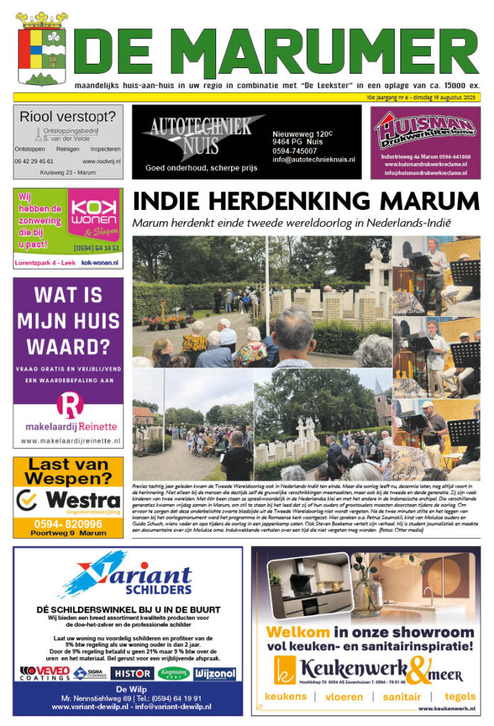 HRMedia & events - De Marumer augustus 2025