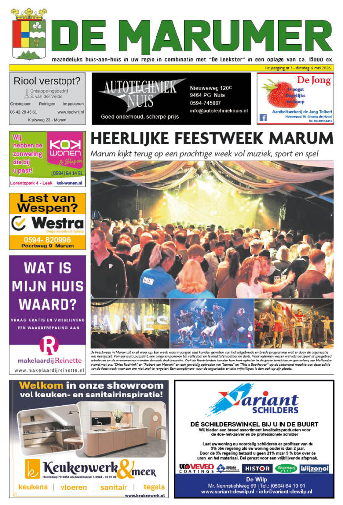HRMedia & events - De Marumer mei 2026
