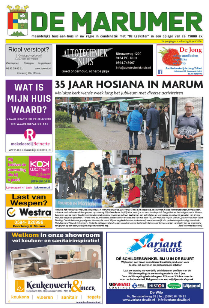 HRMedia & events - De Marumer juni 2026
