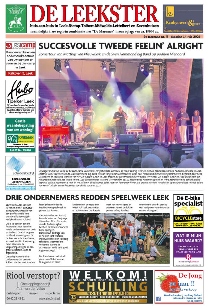 HRMedia & events - De Leekster juli 2026